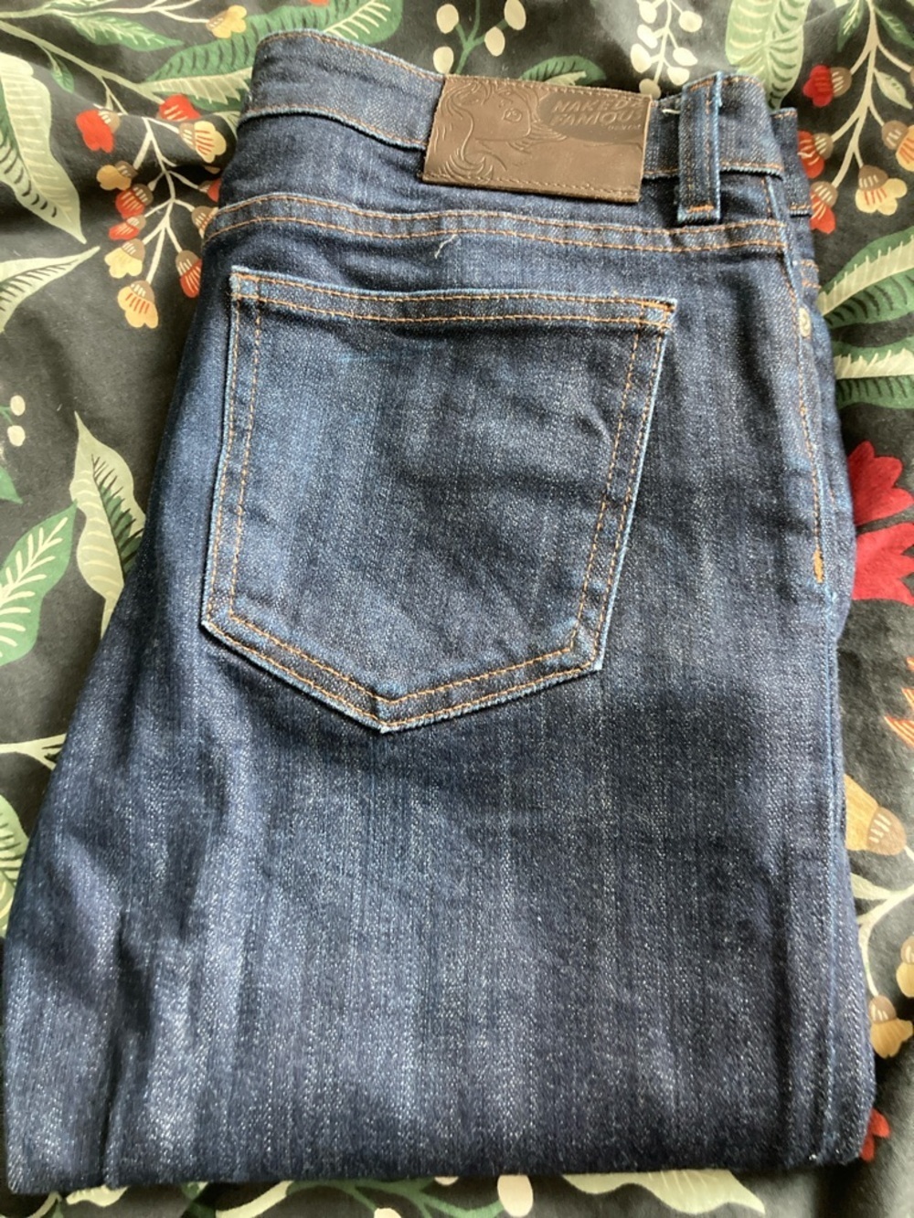 Naked & Famous skinny Indigo Power Stretch Jeans Tag - Size 31